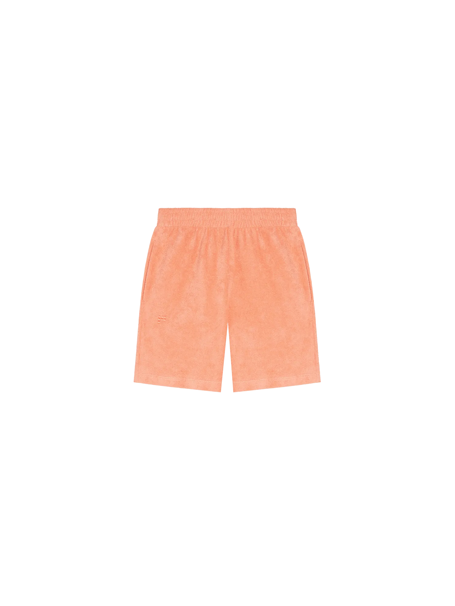 Kids Towelling Shorts—peach perfect