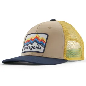 Kids' Trucker Hat - Ridge Rise Stripe: Oar Tan