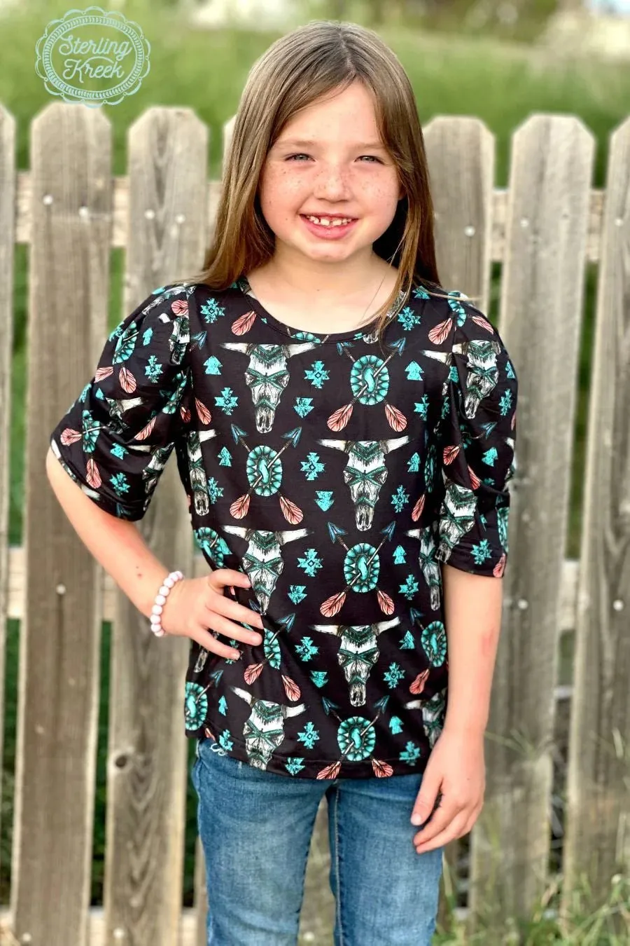 KIDS Western Tribal Top