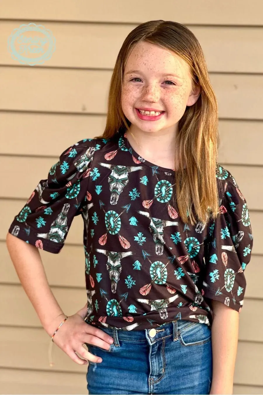 KIDS Western Tribal Top