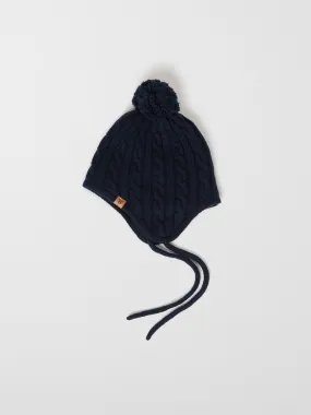 Kids Wool Bobble Hat