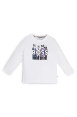 Kids' long-sleeved T-shirt with new-season artwork