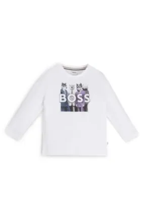 Kids' long-sleeved T-shirt with new-season artwork