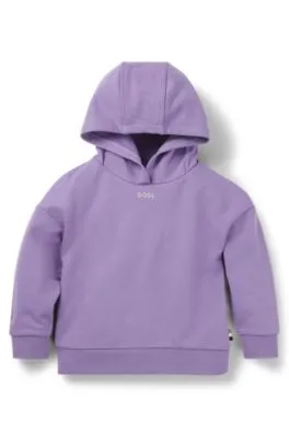 Kids' oversize-fit hoodie with embroidered logo