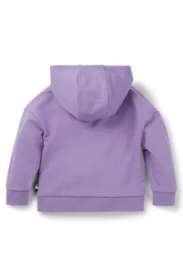 Kids' oversize-fit hoodie with embroidered logo