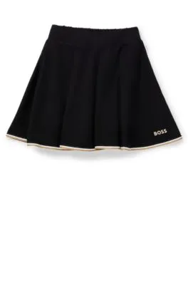 Kids' skater skirt with logo print