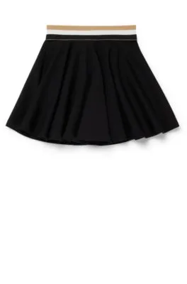 Kids' skater skirt with signature-stripe waistband