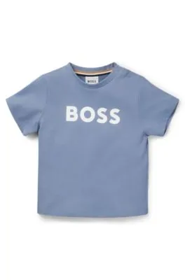 Kids' T-shirt in cotton with logo print