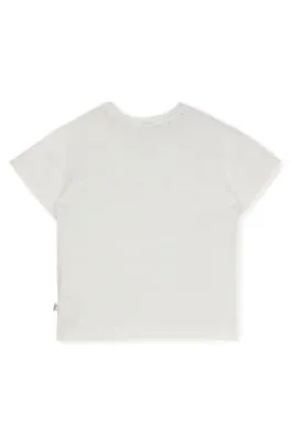 Kids' T-shirt in stretch cotton with Double B monogram