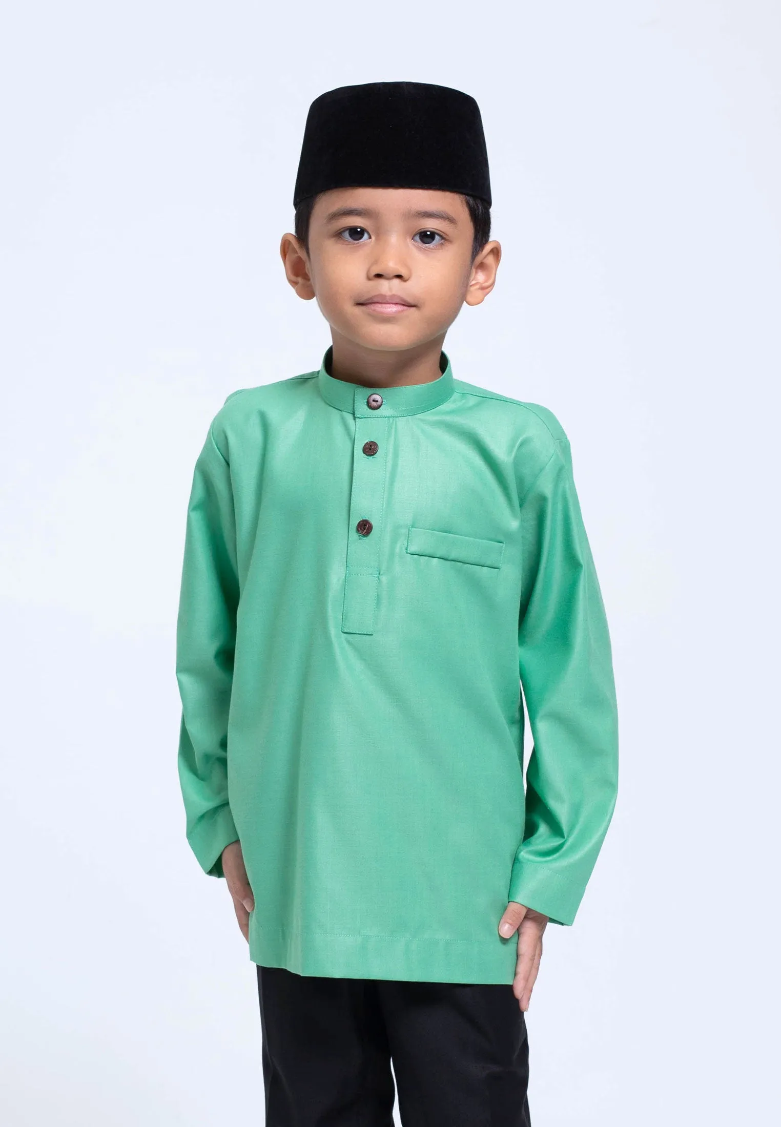 Kurta Raihan Kids Mandarin Collar