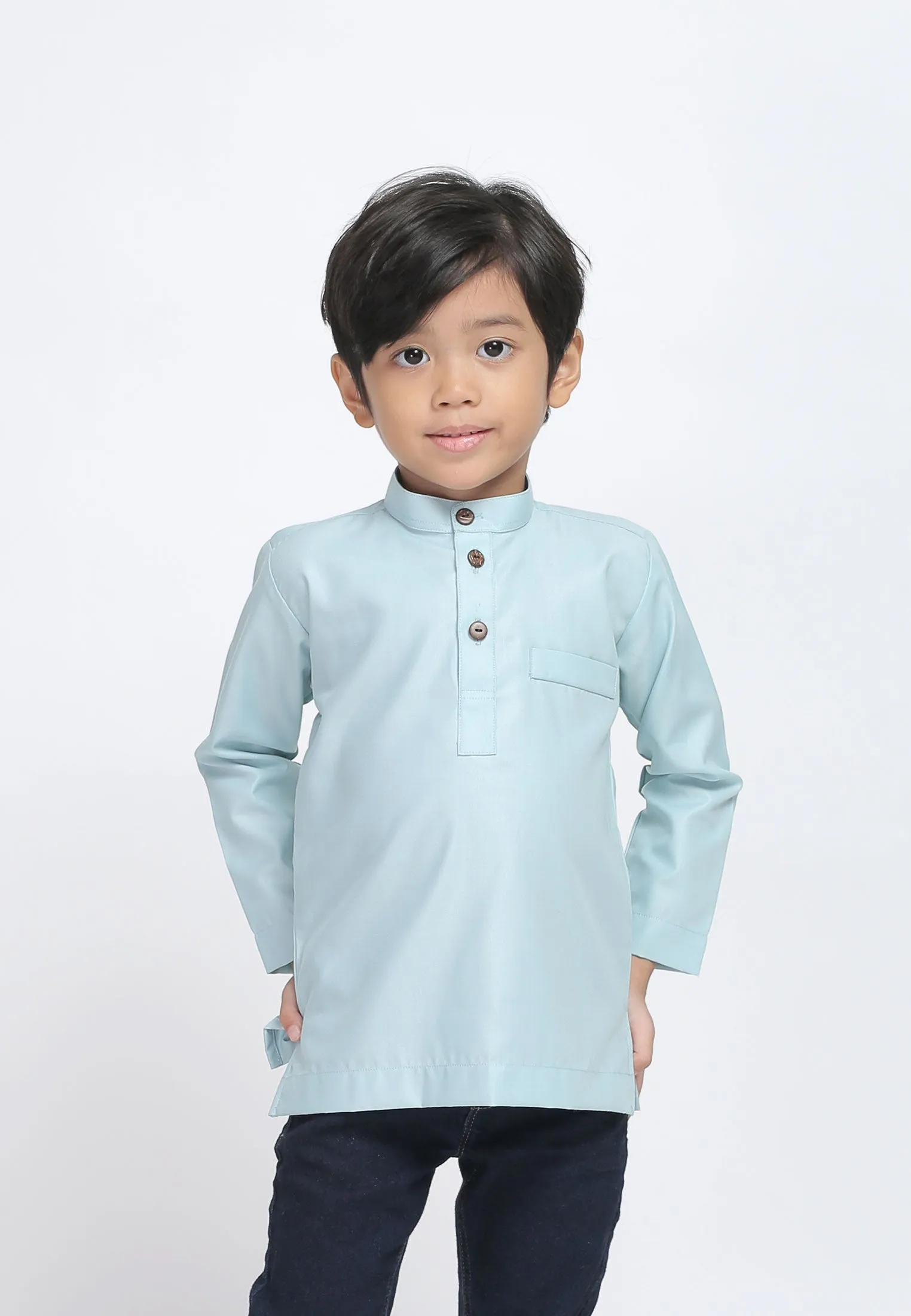 Kurta Raihan Kids Mandarin Collar