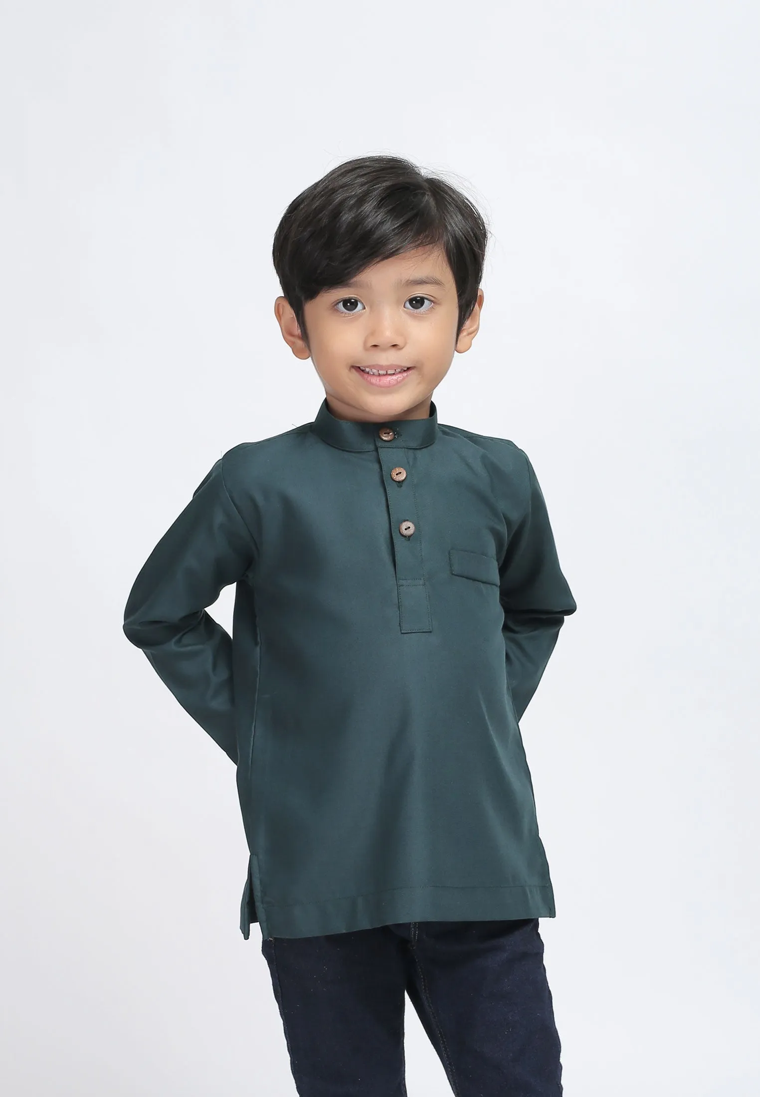 Kurta Raihan Kids Mandarin Collar