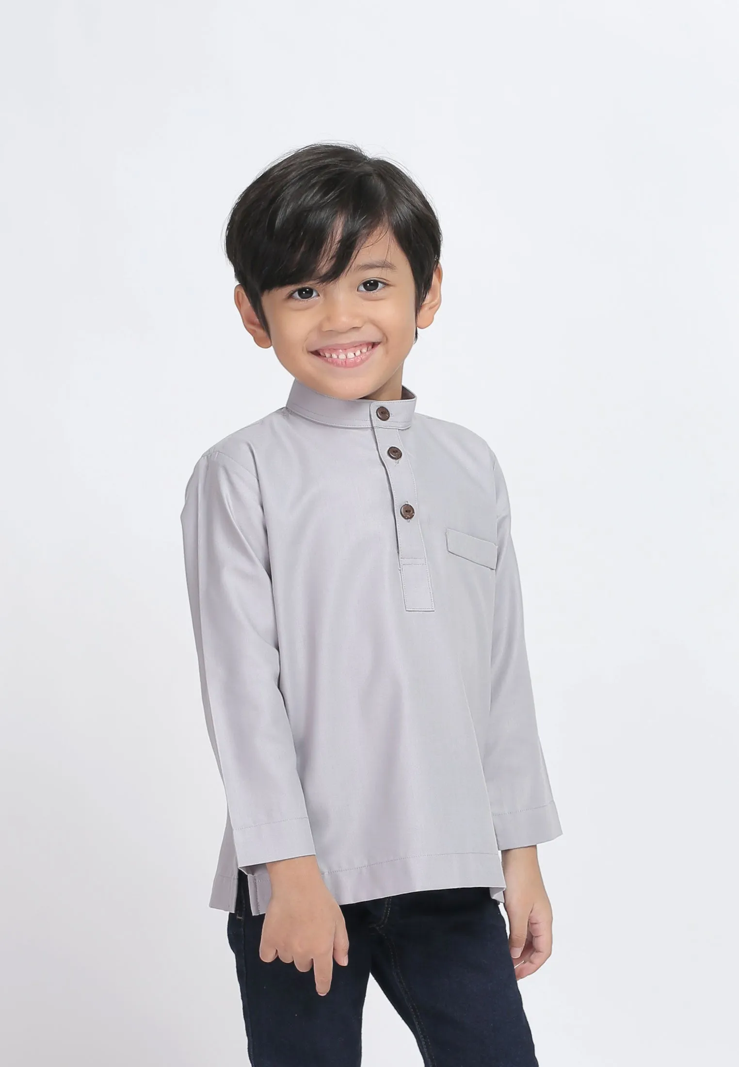 Kurta Raihan Kids Mandarin Collar