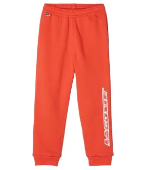 Lacoste Youth Graphic Track Pants with Adjustable Waist