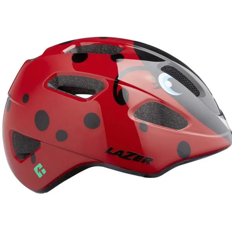 Lazer PNut KinetiCore Uni-Kids Helmet in Ladybug Red