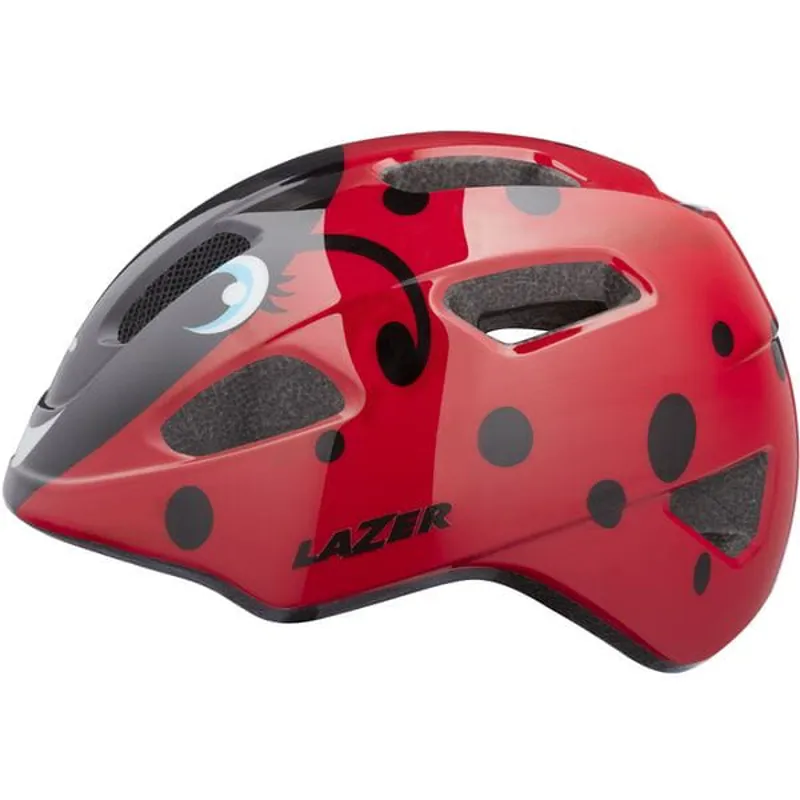 Lazer PNut KinetiCore Uni-Kids Helmet in Ladybug Red