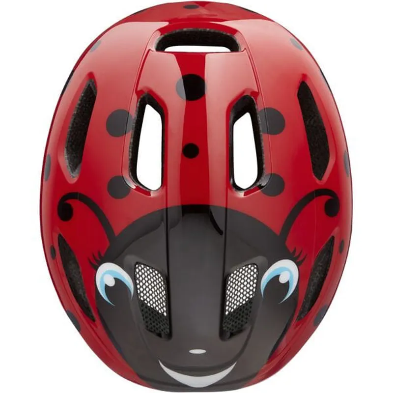 Lazer PNut KinetiCore Uni-Kids Helmet in Ladybug Red