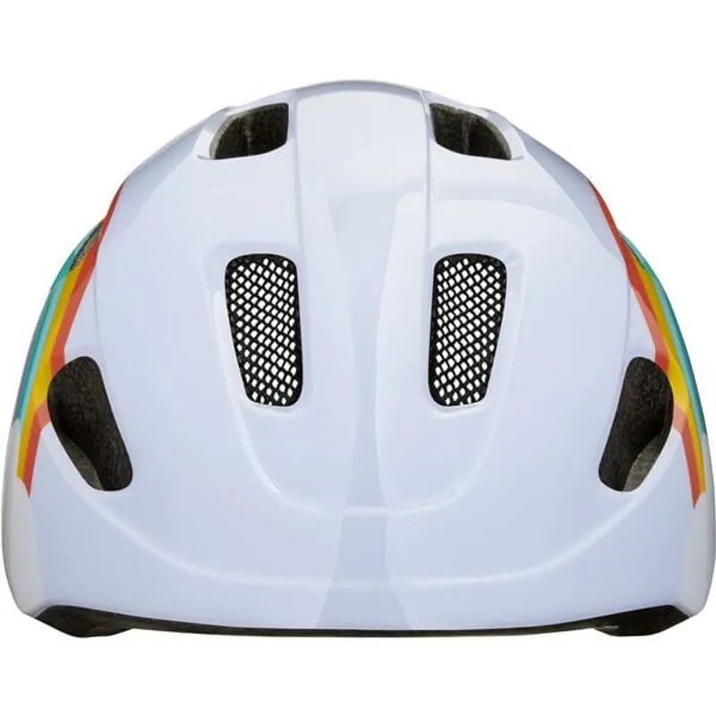 Lazer PNut KinetiCore Uni-Kids Helmet in Rainbow White