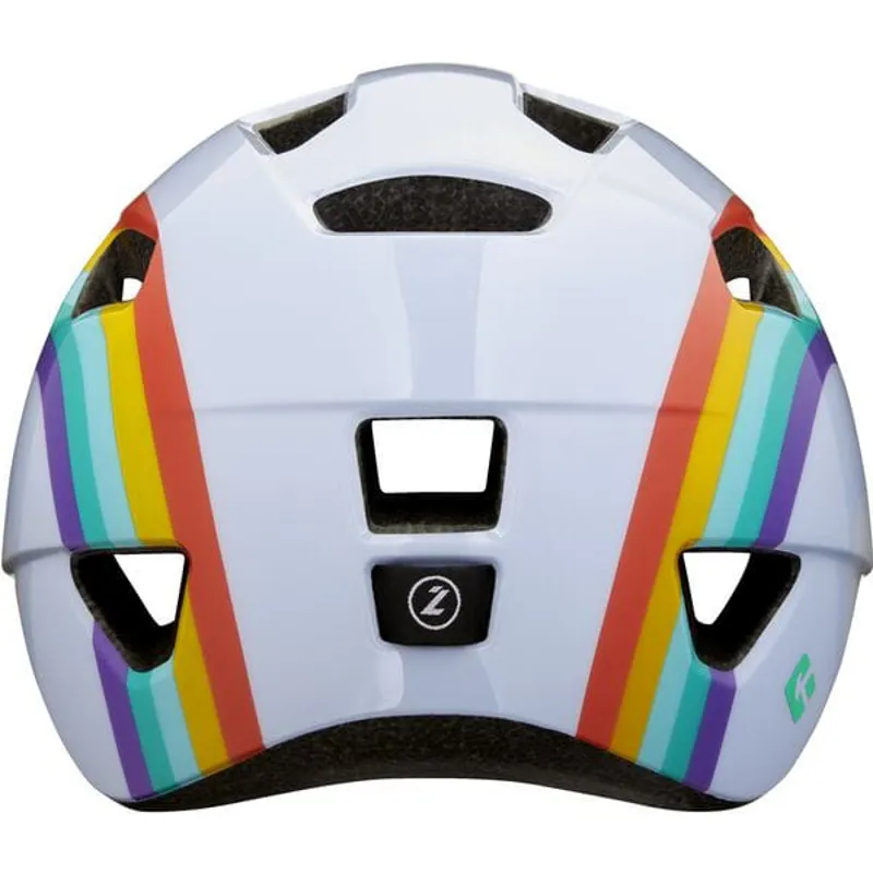 Lazer PNut KinetiCore Uni-Kids Helmet in Rainbow White