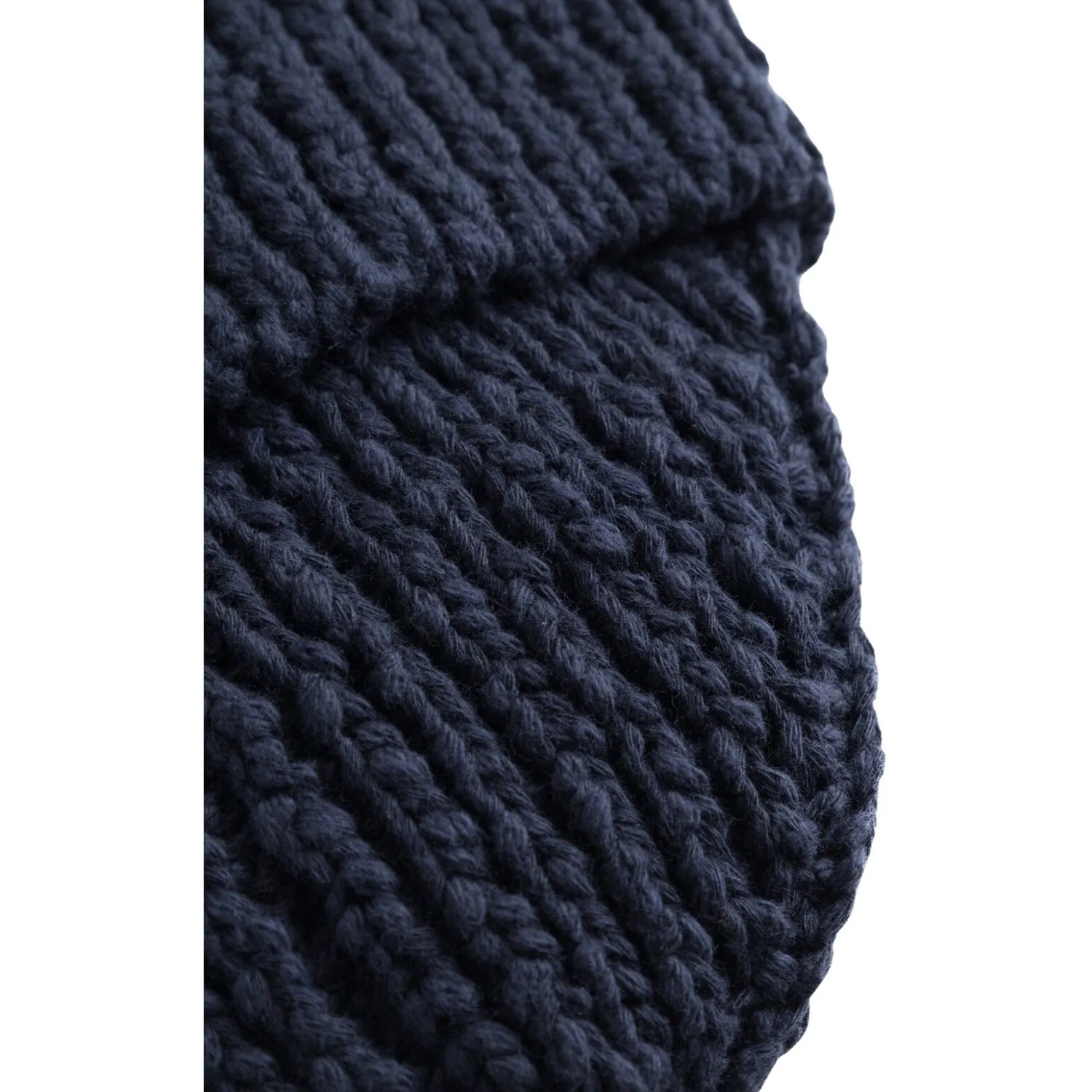 Les Deux Children's Navy Blue Errol Cotton Beanie