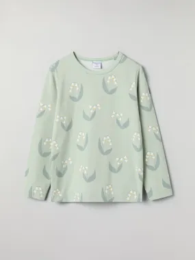 Lily Print Kids Top