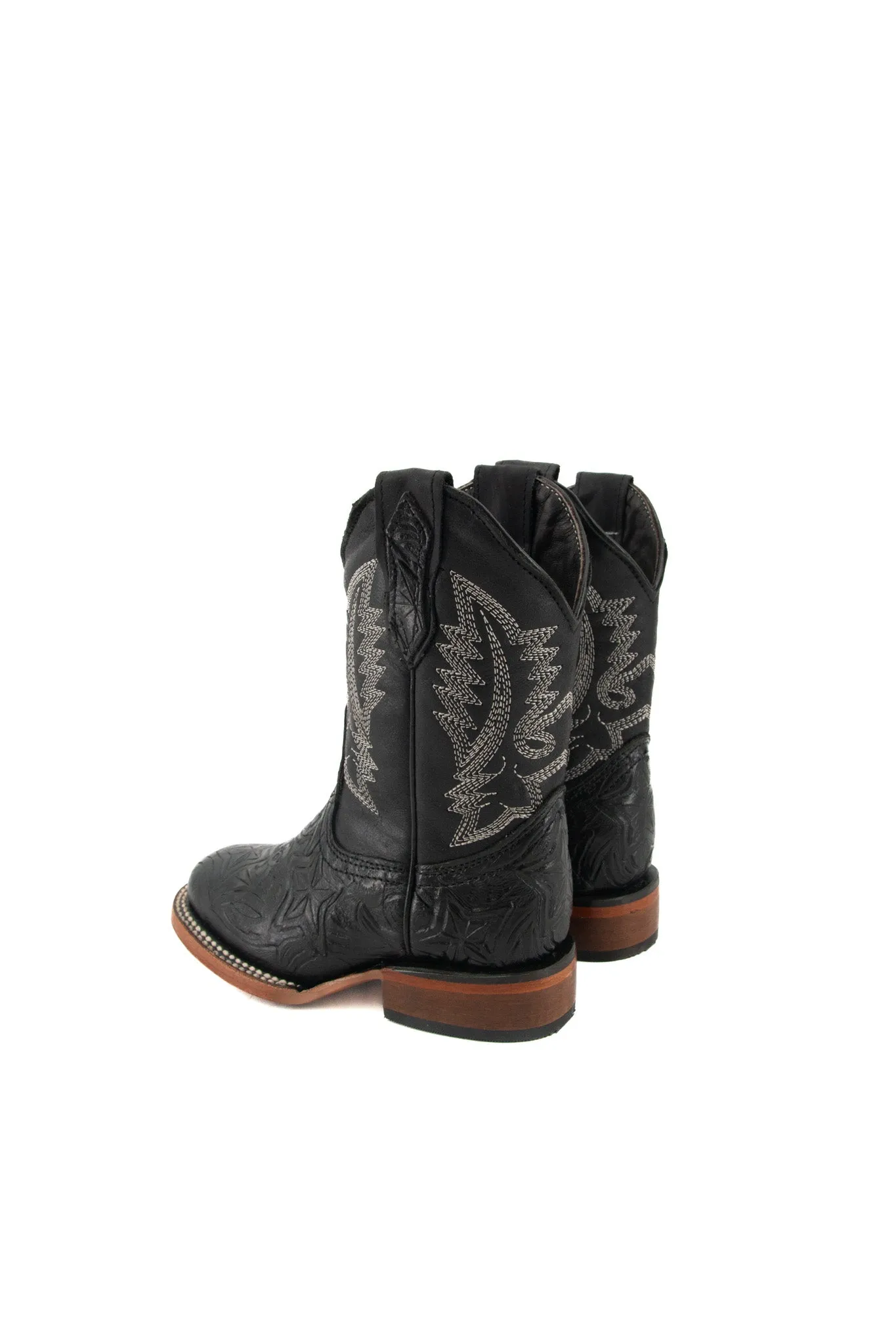 Little Hand Tooled Star Kids Boot