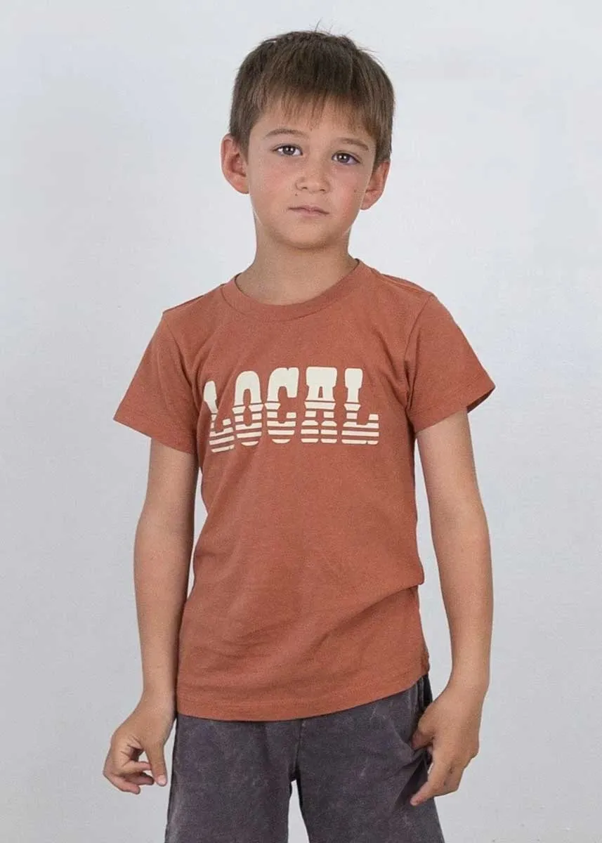 Local Kids T-Shirt - Brick