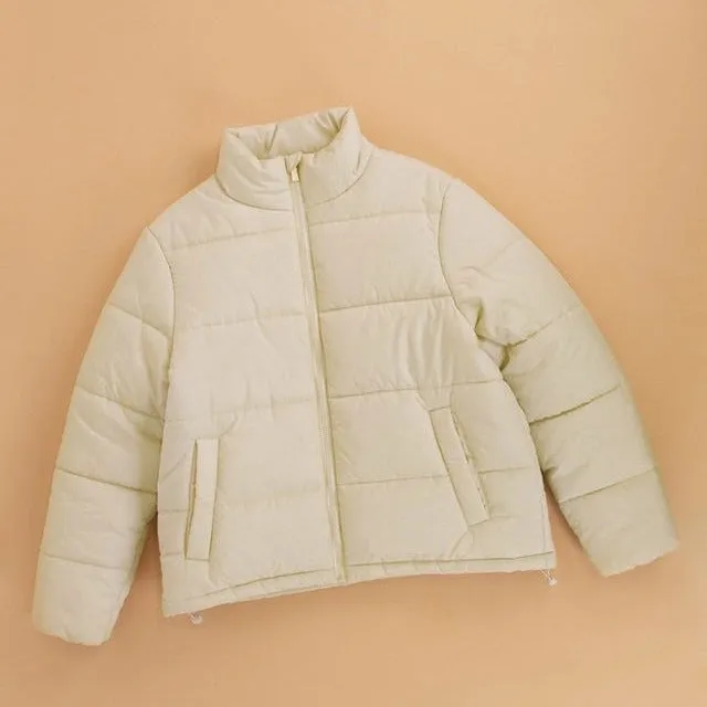 Losan Children's Water-Resistant Beige Puffer Jacket