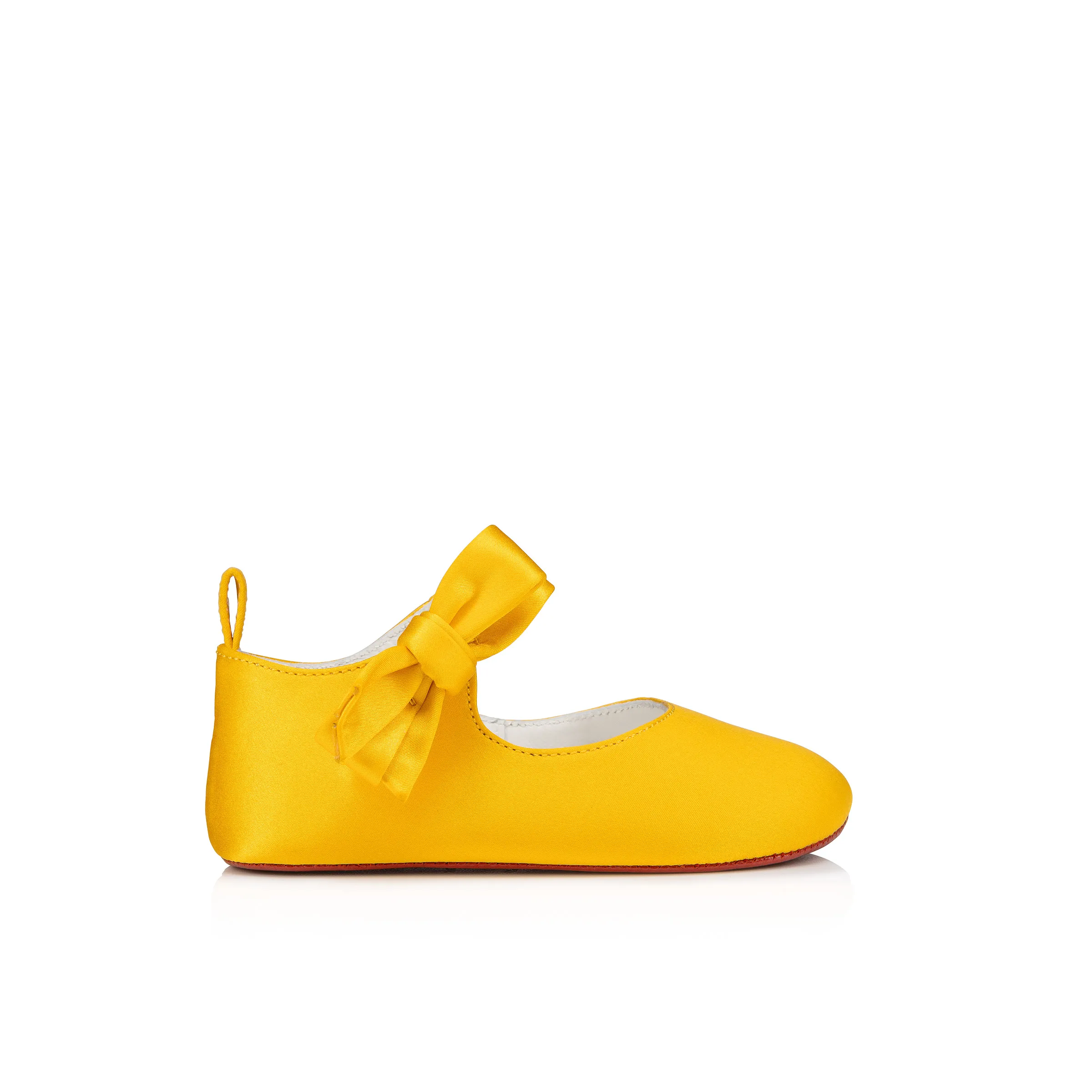 Lou Babe Ballerinas - Crepe satin - Pollen - Kids