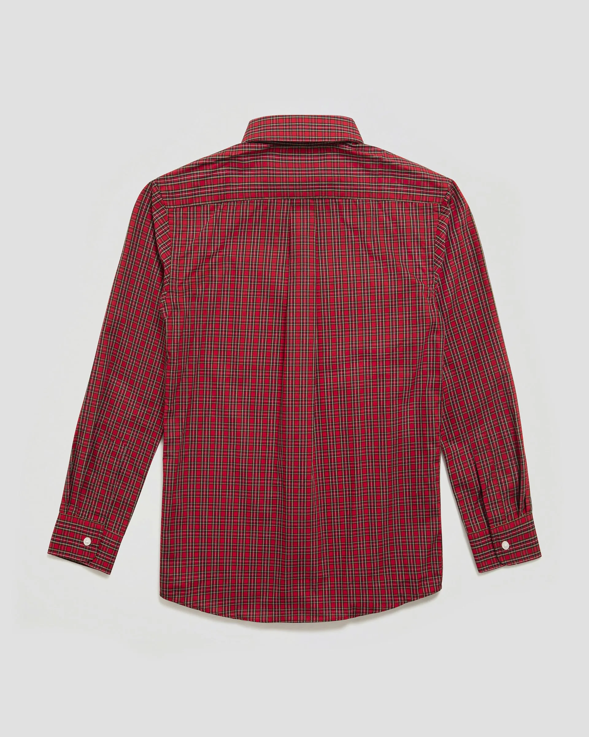 MagnaClick Casual Plaid Shirt (Kids) - Red