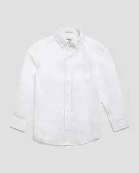 MagnaClick Solid Oxford Shirt (Kids) - White