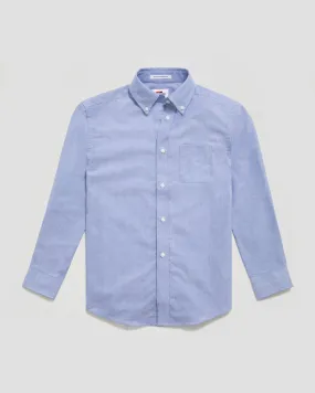 MagnaClick Solid Prep Shirt (Kids) - Blue