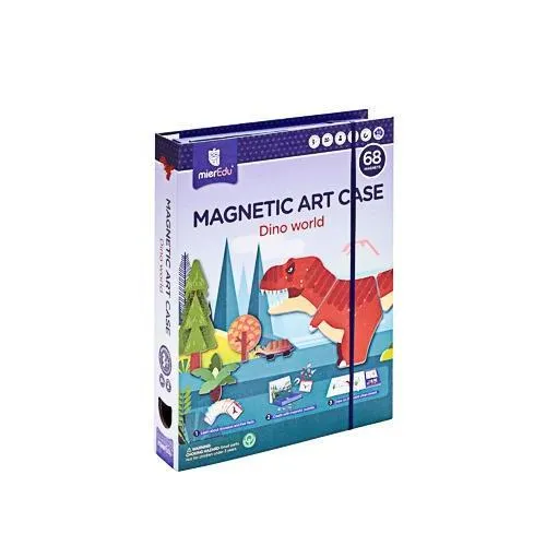 MierEdu Magnetic Dino World Art Case