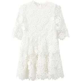 Marlo Kids Stephanie Dress, Ivory