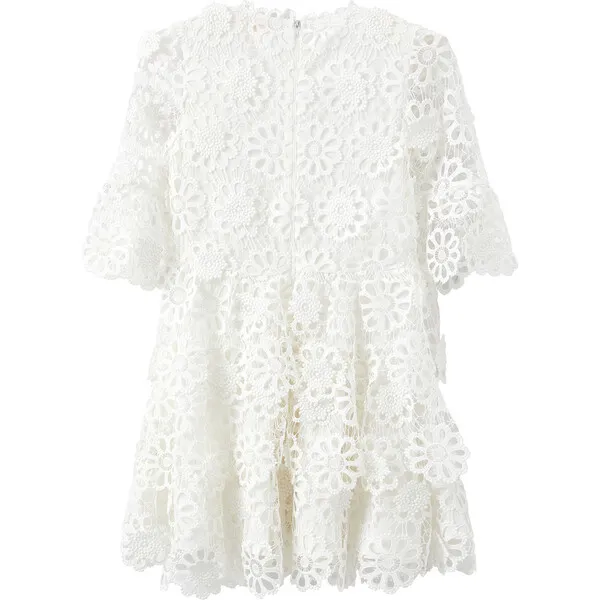 Marlo Kids Stephanie Dress, Ivory