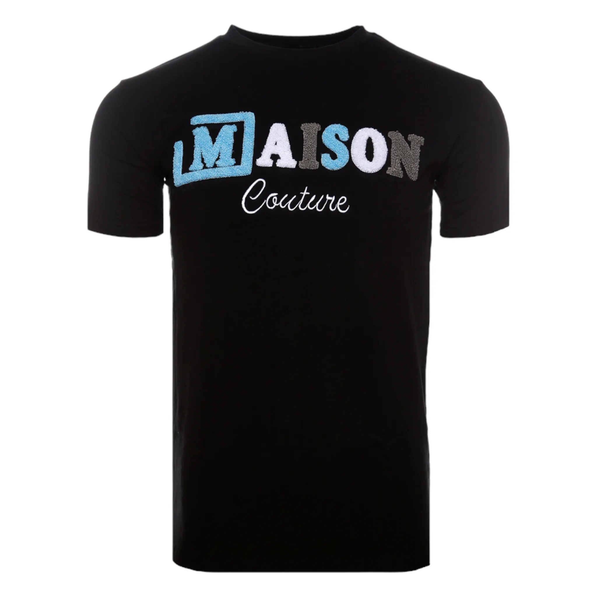 MDB Couture Kids Summer Chenille T-Shirt - Black w/ Basic Color