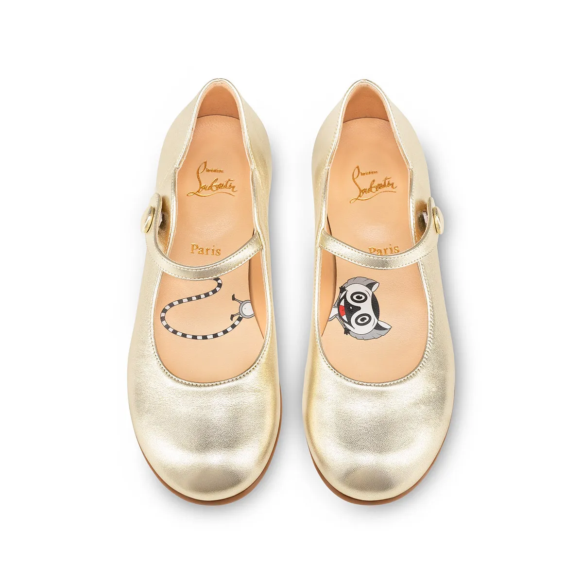 Melodie Chick Ballerinas - Nappa leather - Platine - Kids