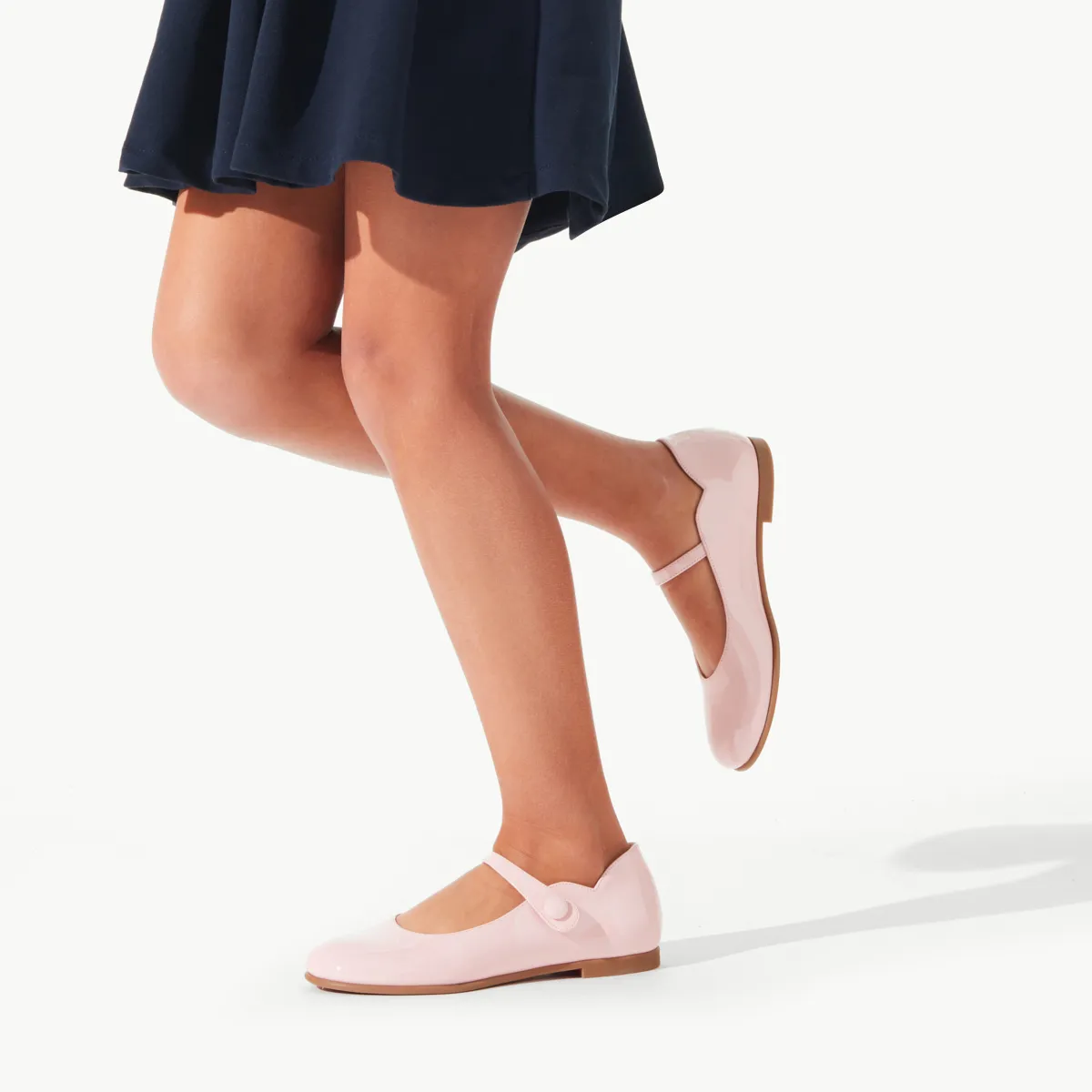 Melodie Chick Ballerinas - Patent calf - Rosy - Kids