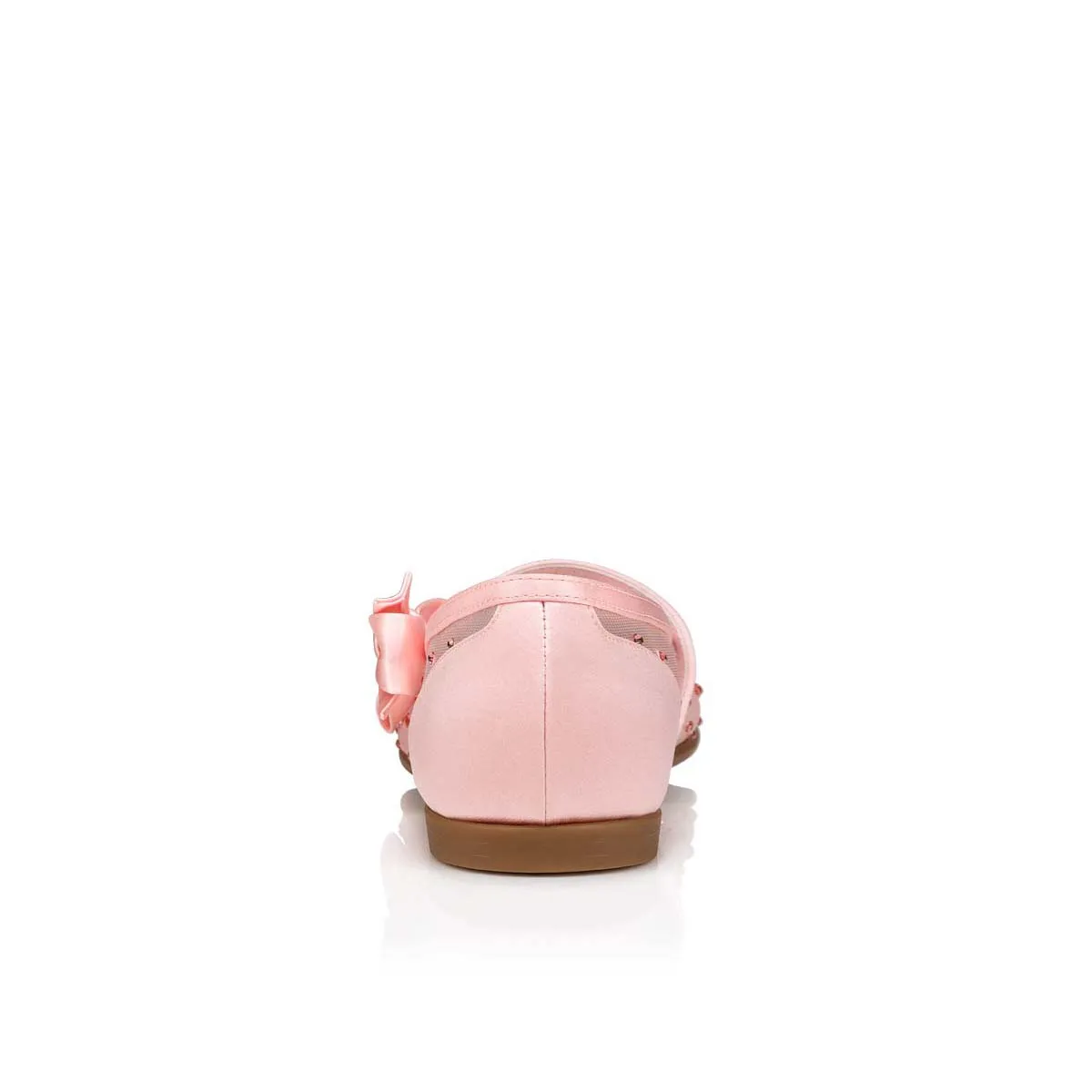 Melodie Strass Ballerinas - Mesh and crepe satin - Rosy - Kids