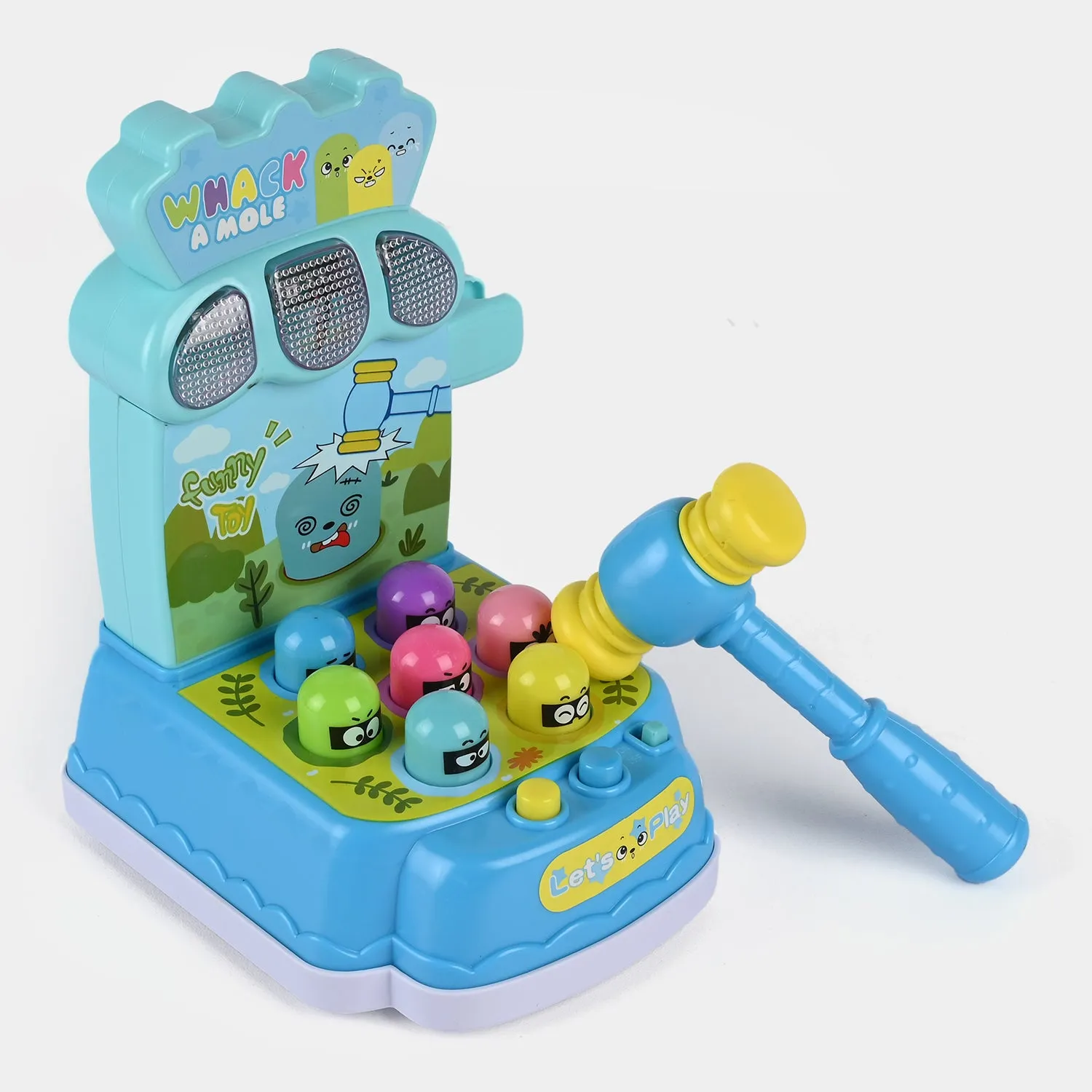 Kids Light & Sound Mole Hammer Toy