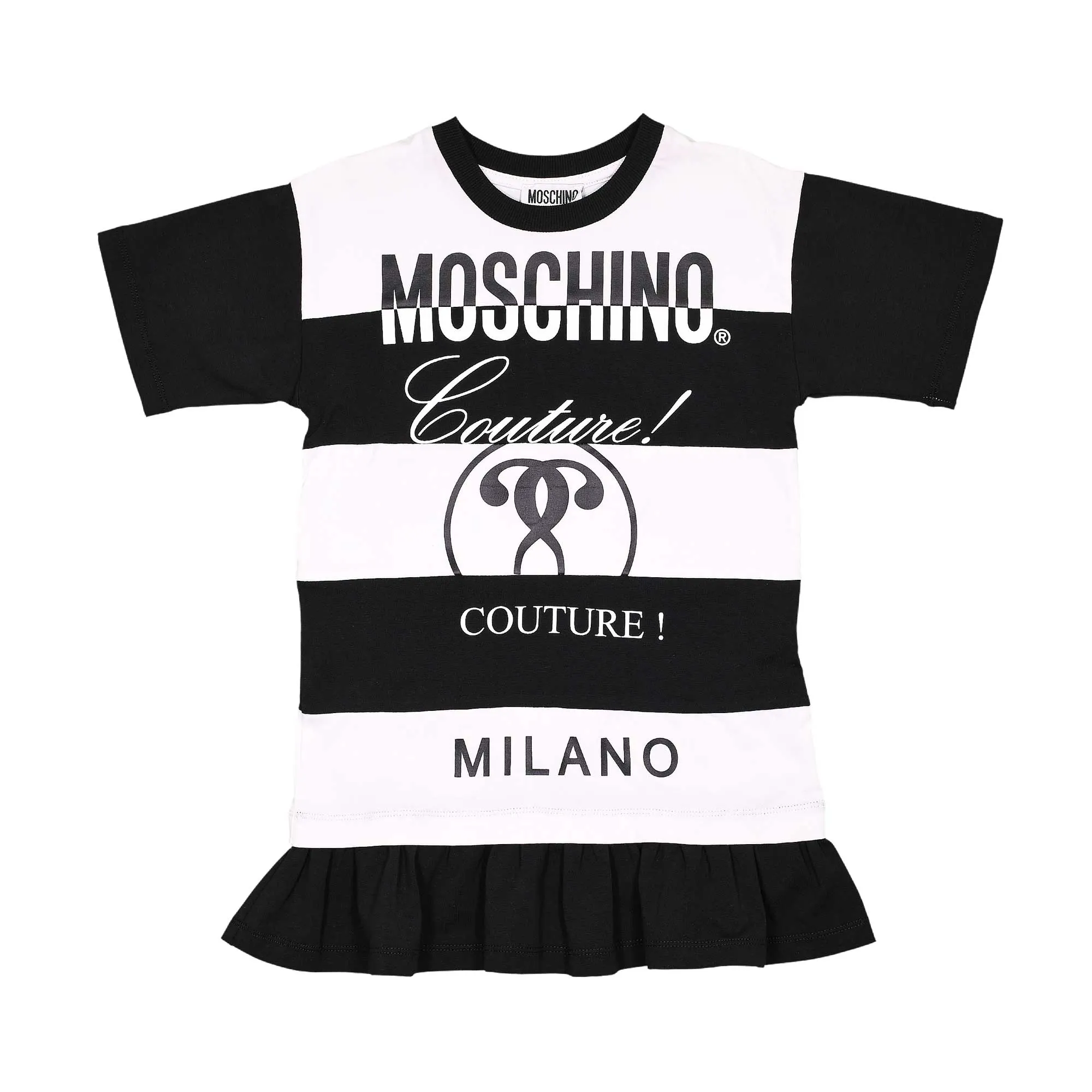 Moschino Kids Black & White Dress