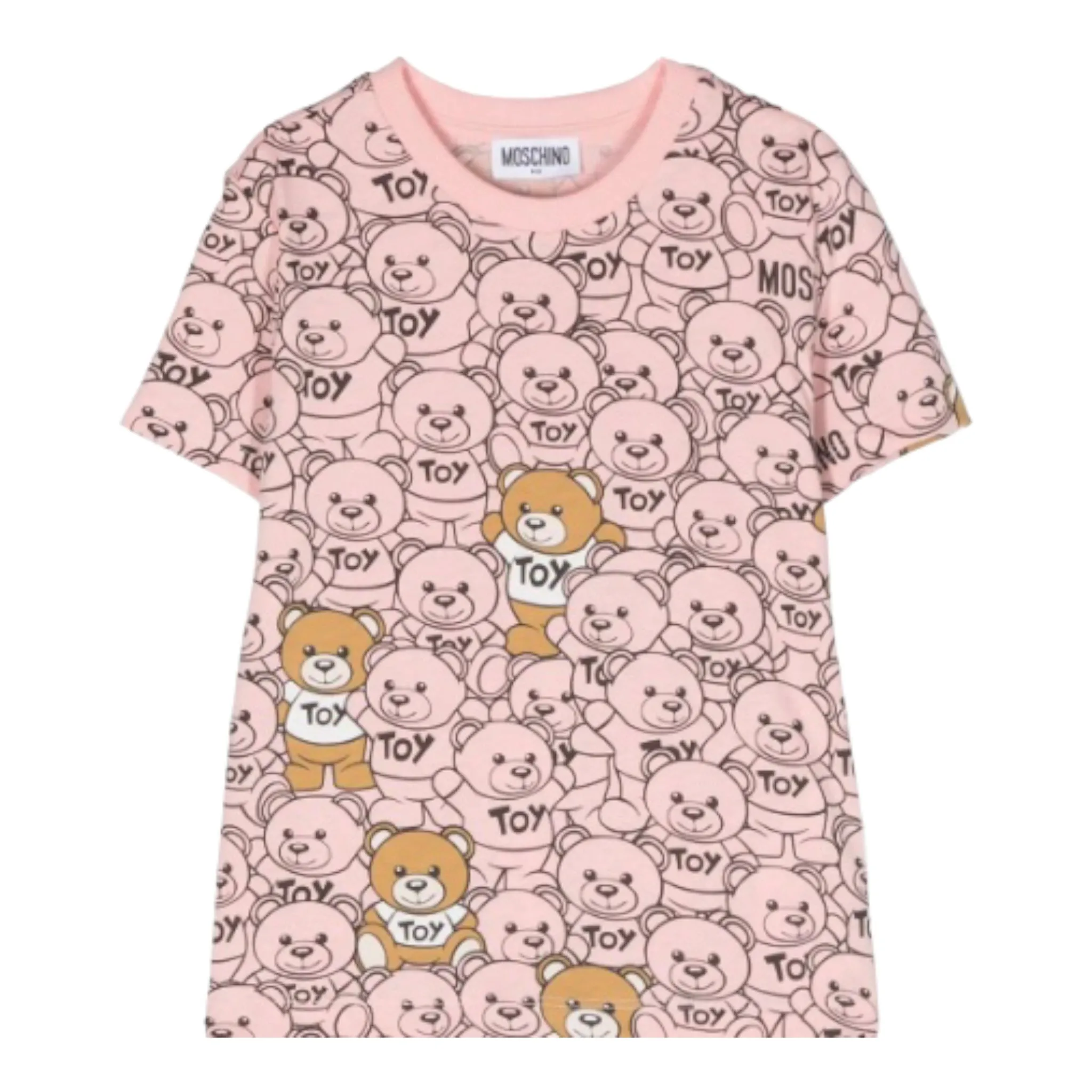 Moschino Kids Multi-Teddy Bear Logo T-Shirt