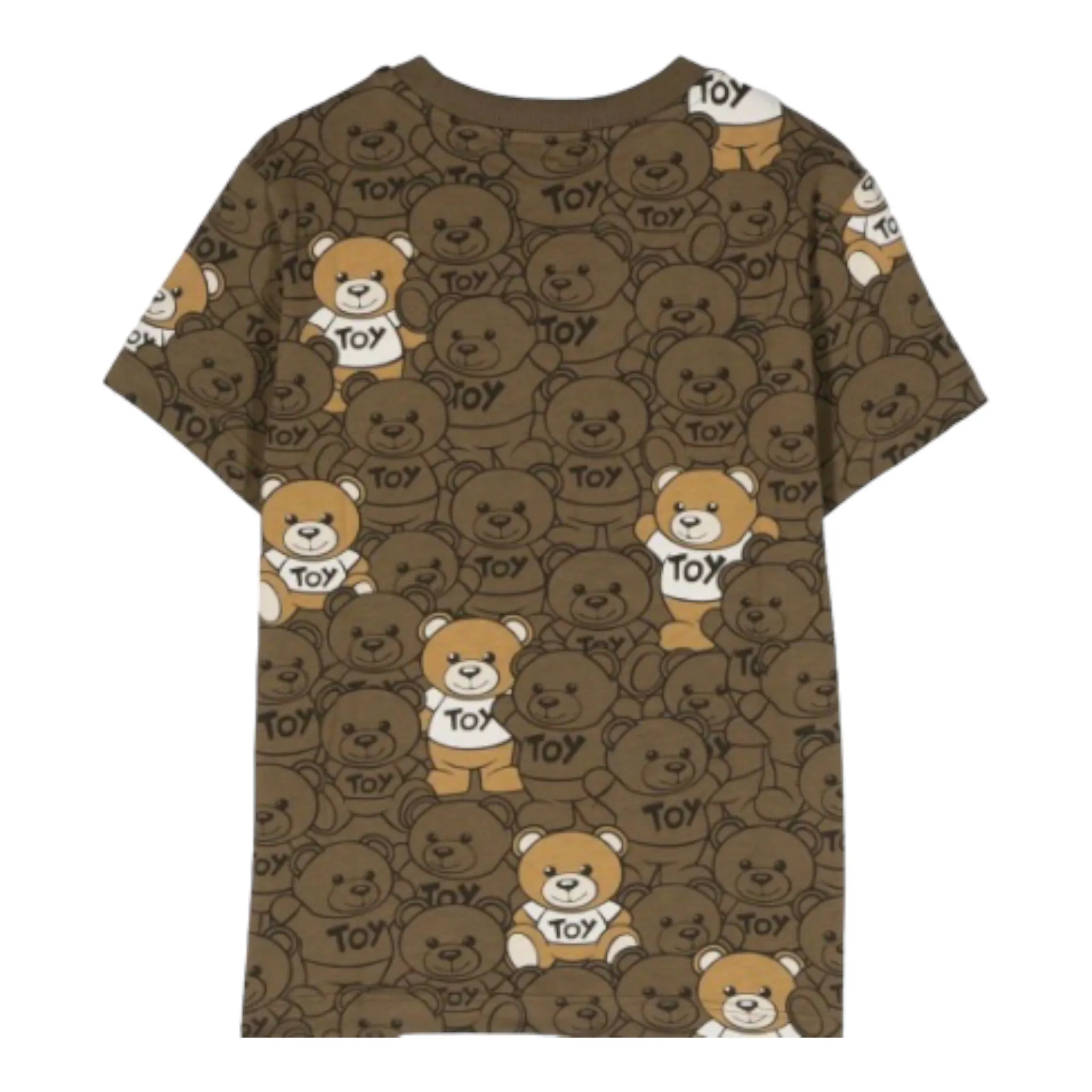 Moschino Kids Multi-Teddy Bear Logo T-Shirt