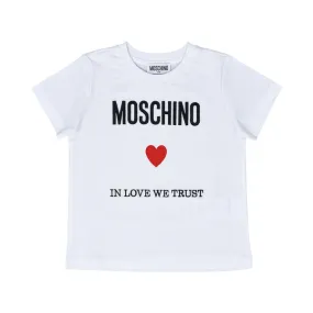 Moschino Kids White T-Shirt