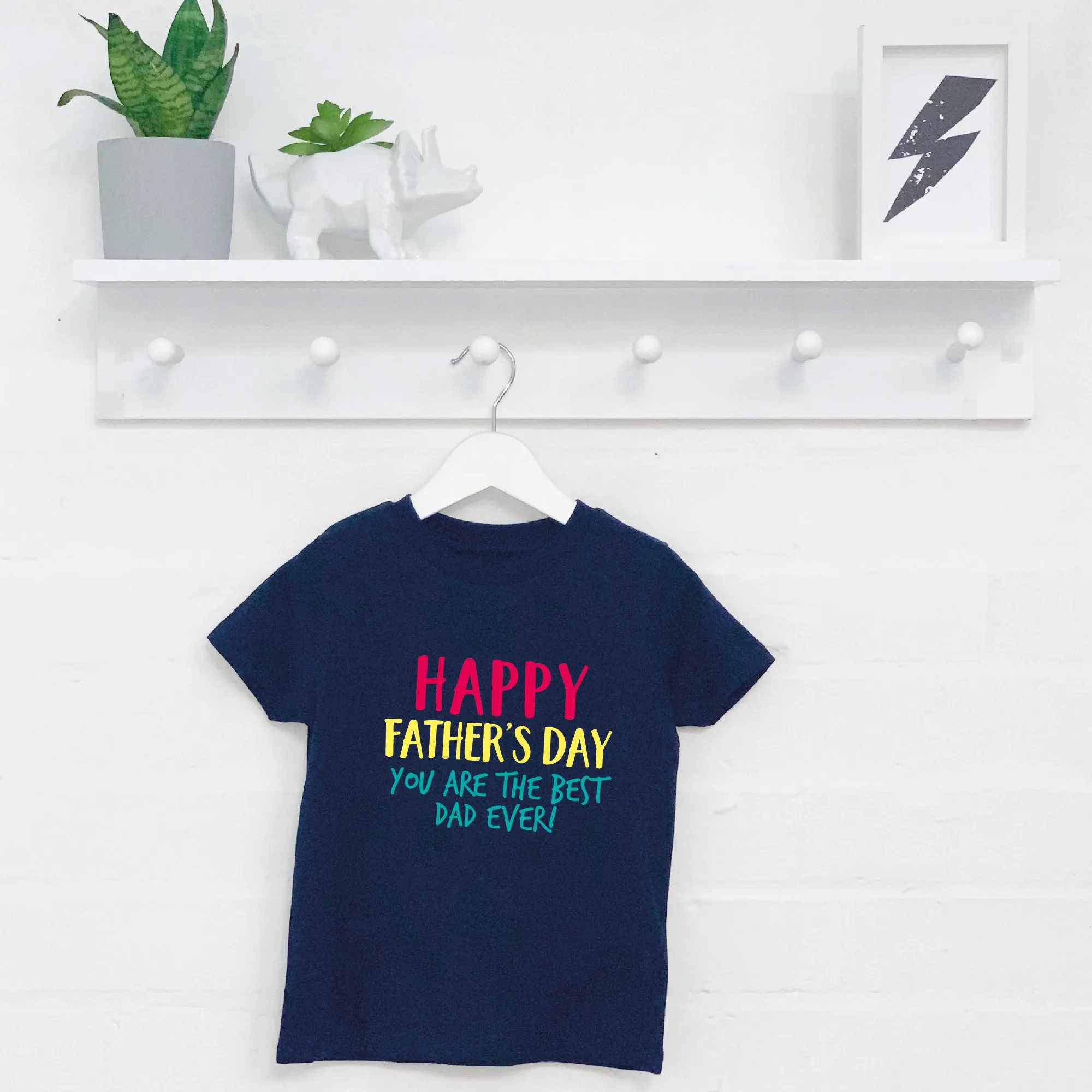 Multicoloured Happy 1st Fathers Day Kids Top / Babygrow