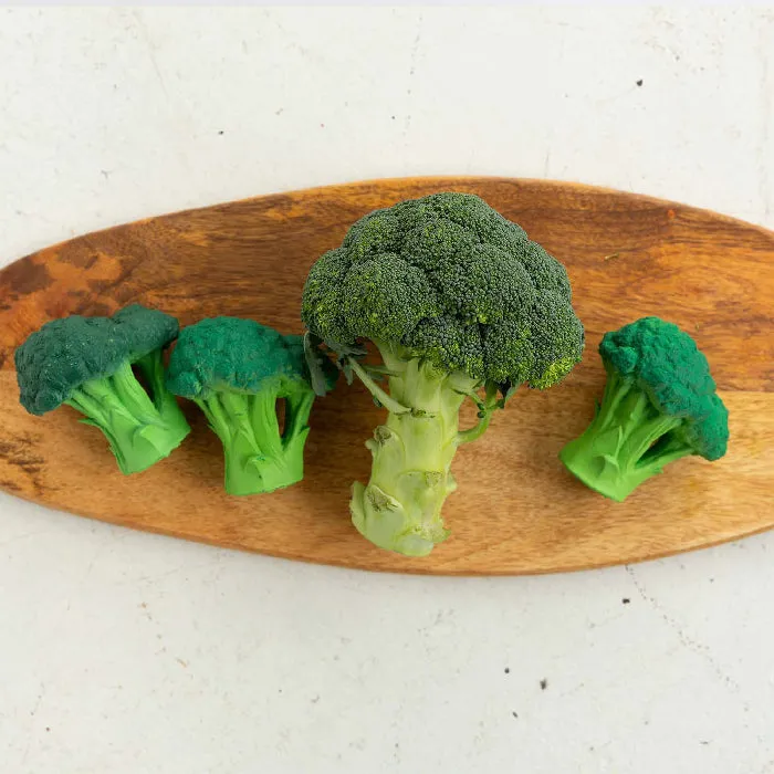 Teething Toy Natural Rubber Brucy The Broccoli Oli&Carol