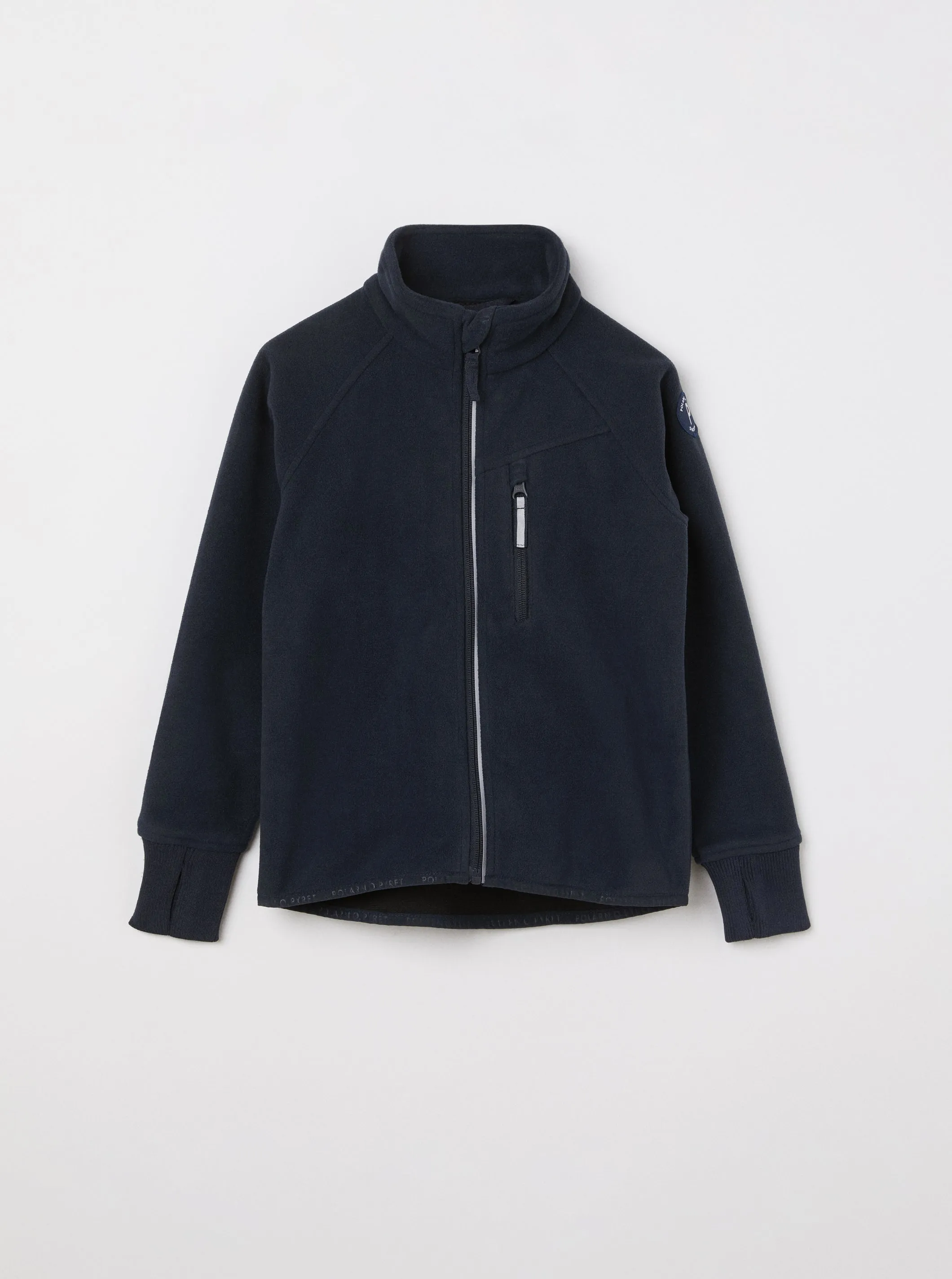 Navy Waterproof Kids Fleece Jacket