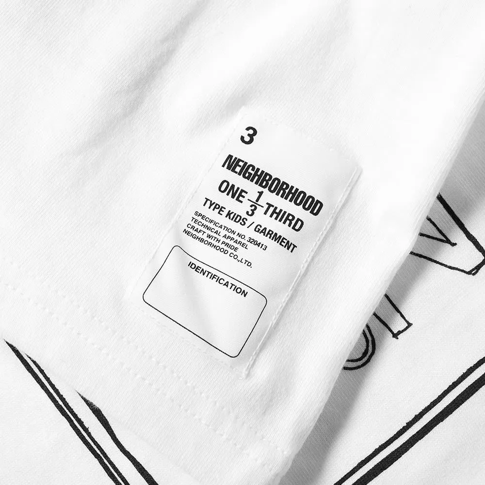 Kids White Neighborhood No. 1 Outline Tee