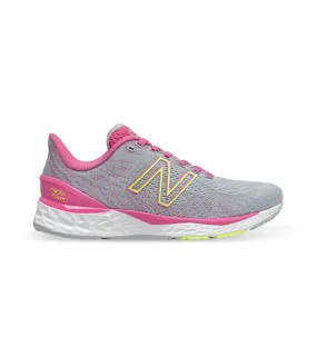 Kids Grey and Pink New Balance 880 V11 (GS)