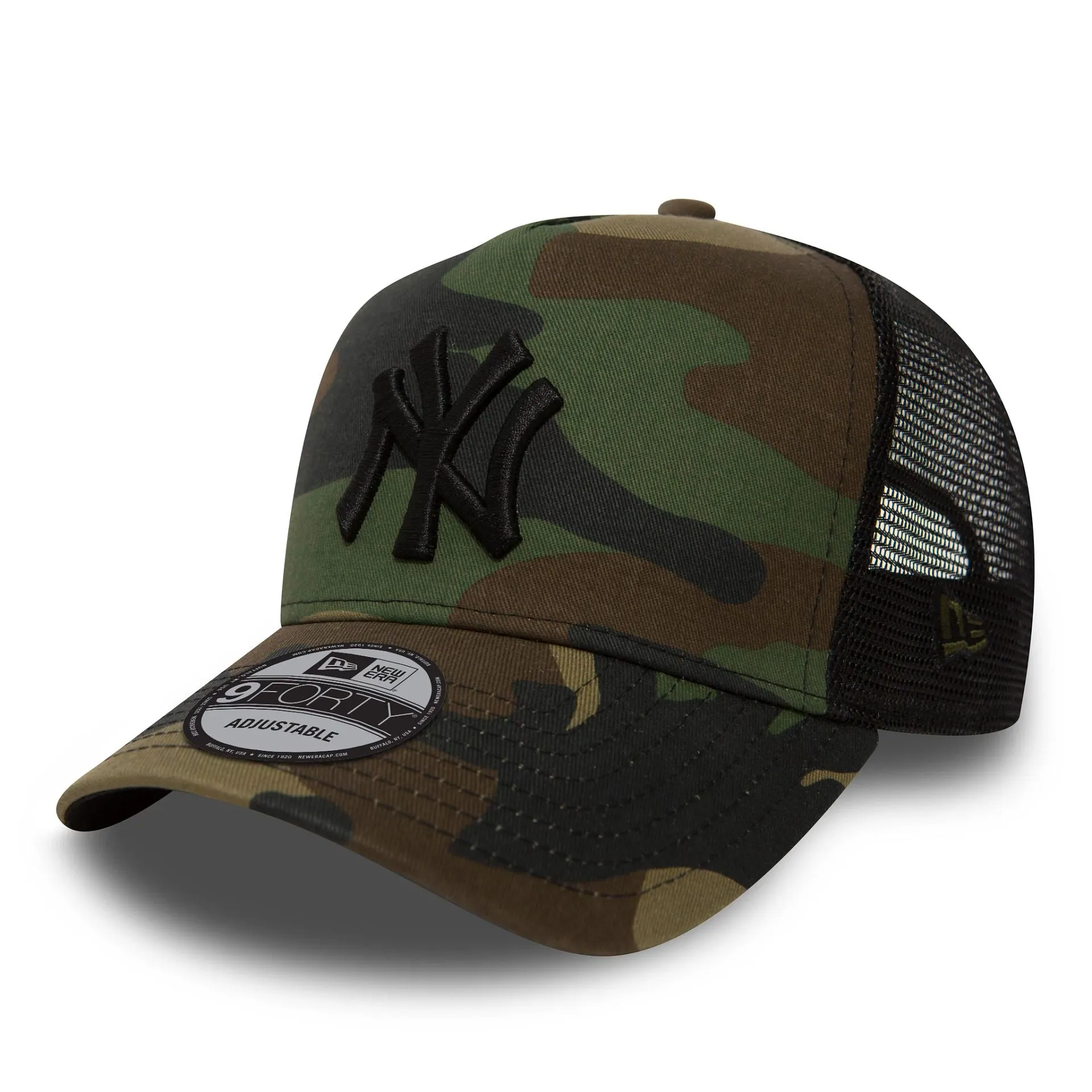 New York Yankees Kids Camo 9FORTY Trucker Cap